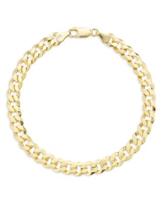Milanesi And Co - Men's 18K Gold Vermeil 7mm Curb Chain Bracelet