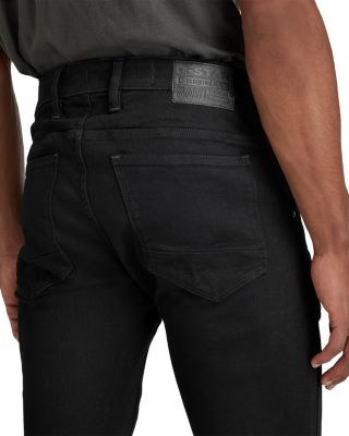 Airblaze 3D Skinny Fit Jeans in Pitch Black