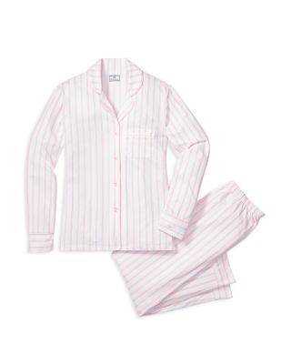 Pima Cotton Pink Stripe Pajama Set
