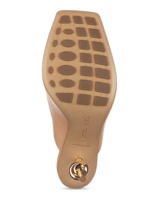 Women's Knot Slip On High Heel Sandals