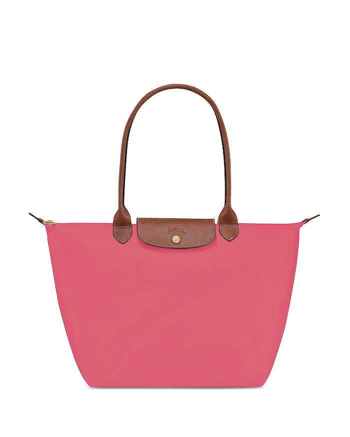 Longchamp Large Le Pliage Recycled Canvas Shoulder Tote in Grenadine