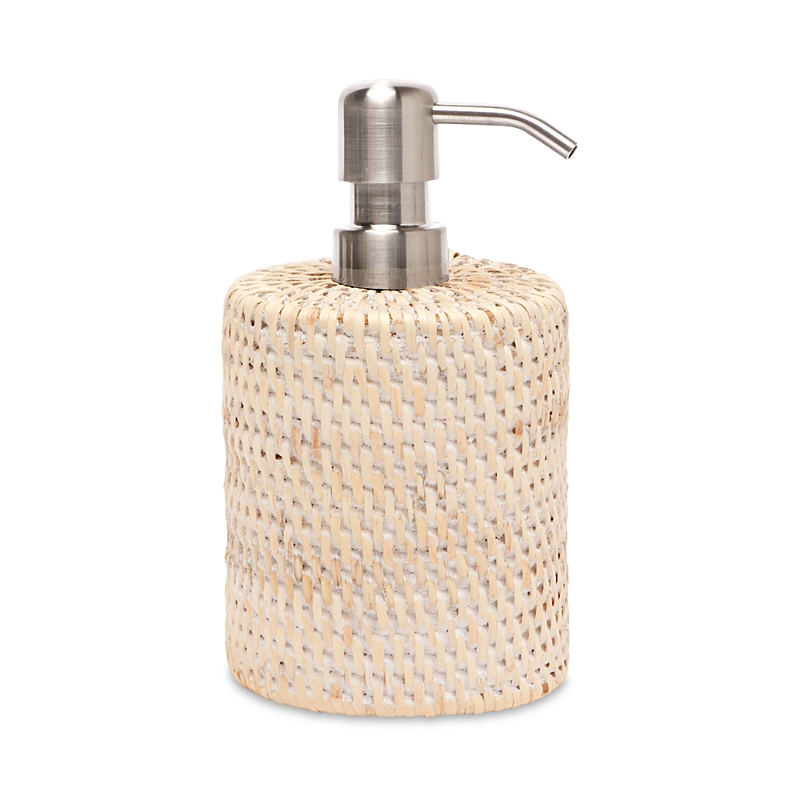 Pigeon & Poodle Dalton Whitewashed Soap Dispenser In Whitewashed