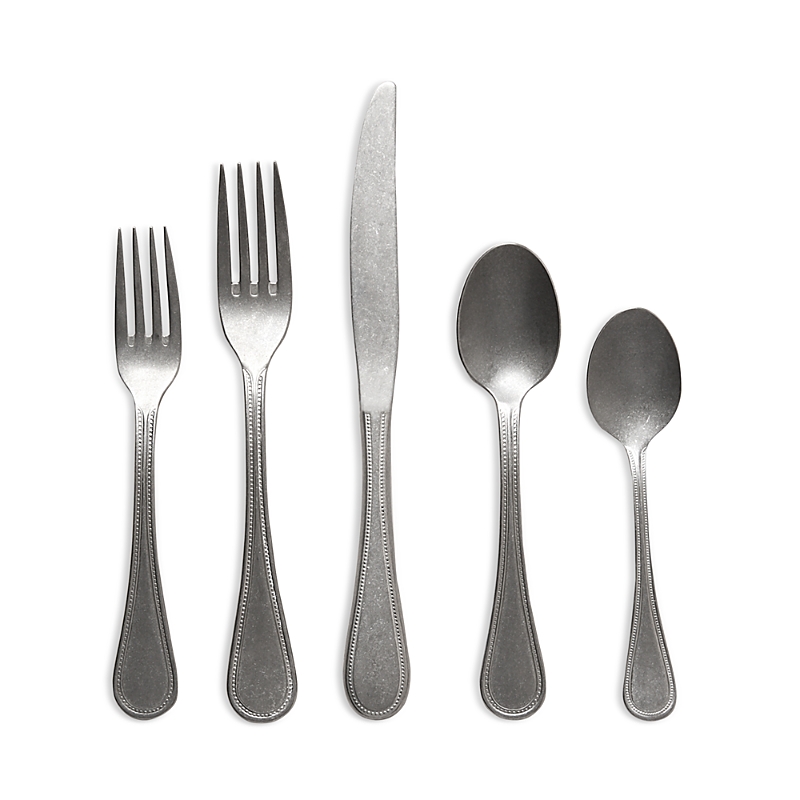 Farmhouse Pottery Coventry 5-piece Flatware Place Setting In Silver