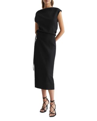 REISS Paloma Evening Midi Dress | Bloomingdale's Women