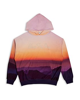Blue Sky Inn - Sunset Cotton Embroidered Logo Oversized Fit Hoodie 