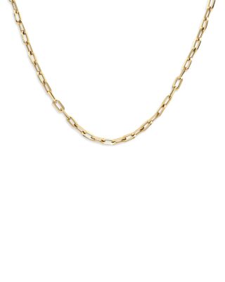 Bloomingdale's Fine Collection - Knife Edge Wire Paperclip Necklace in 14K Yellow Gold, 18"