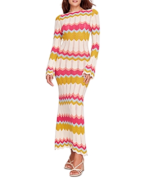 Shop Capittana Piper Knit Maxi Dress In Multi
