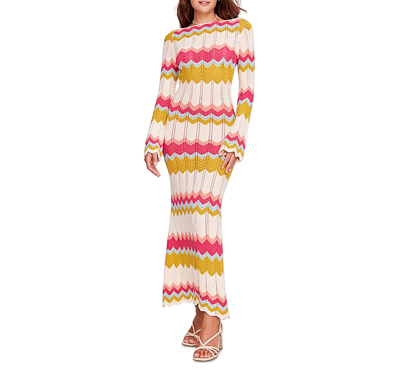 Capittana Piper Knit Maxi Dress In Multi