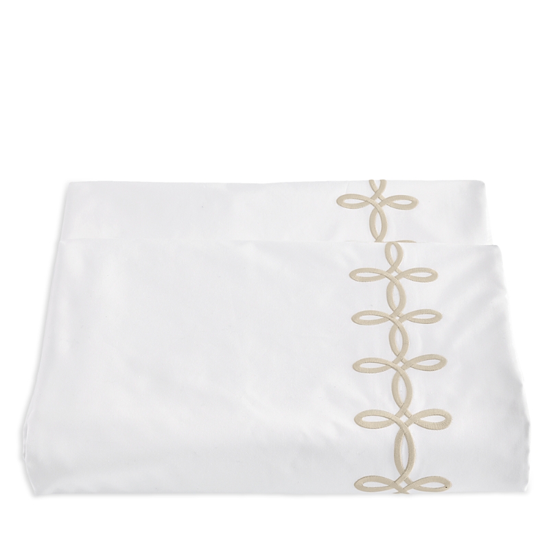 Matouk Gordian Knot Percale Duvet Cover, King In Truffle