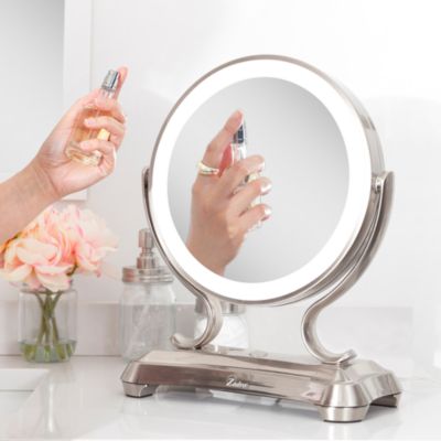 Glamour Round Surround LED Mirror, 5X/1X Magnification