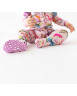 Girls' Butterfly Zip Front Footed Coverall - Baby
