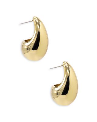 By Adina Eden Chunky Drop Earrings in 18K Gold Plated