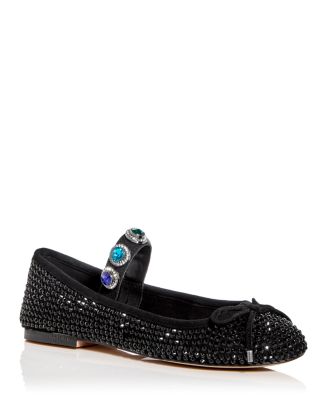 KURT GEIGER LONDON Women s Octavia Embellished Ballet Flats Bloomingdale s