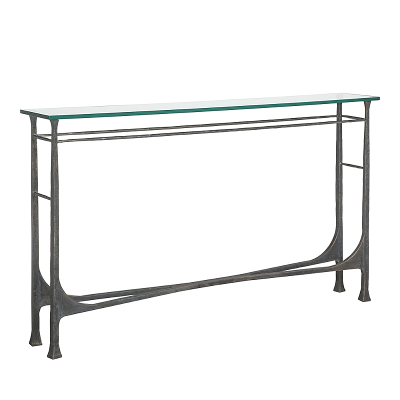Artistica Bruno Console Table In Silver