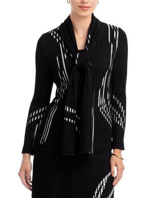 Misook - Abstract Knit Jacket