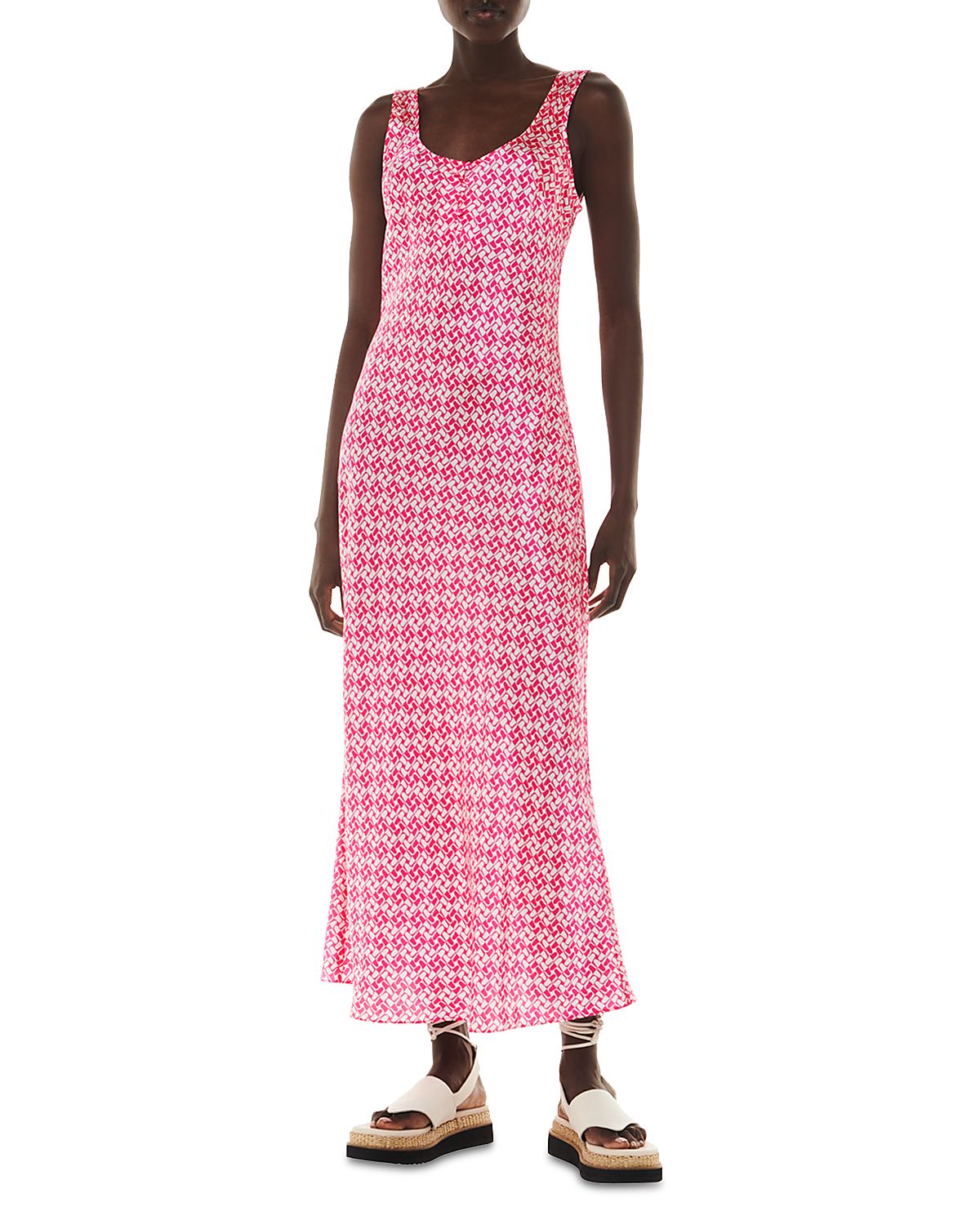 Whistles Cindy Two Tone Dress