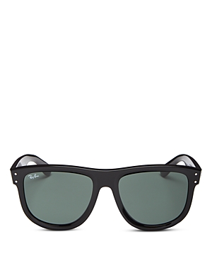 Shop Ray Ban Ray-ban Wayfarer Reverse Sunglasses, 56mm In Black/green Solid