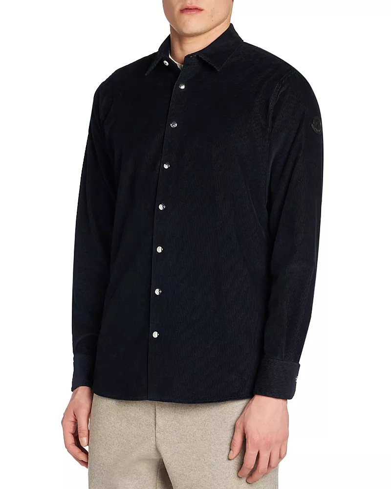 Moncler Long Sleeve Corduroy Shirt