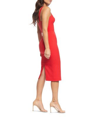 Nicole Sweetheart Neck Fitted Dress