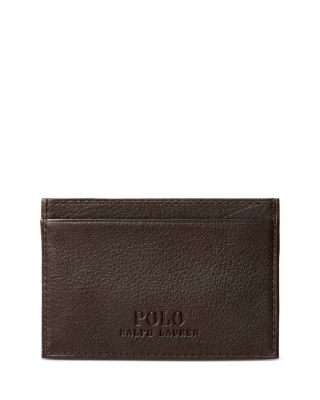 Pebbled Leather Slim Card Case 