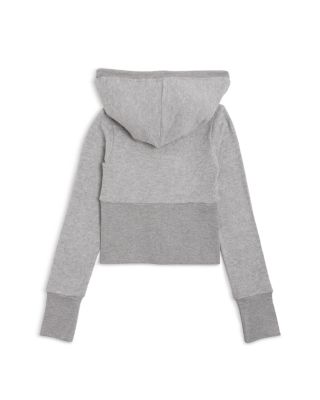 Girls' Hacci Knit Zip Hoodie - Big Kid