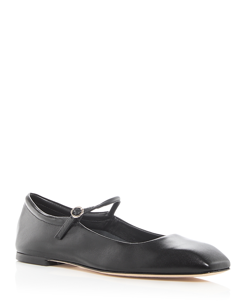Aeyde Women's Uma Square Toe Mary Jane Flats