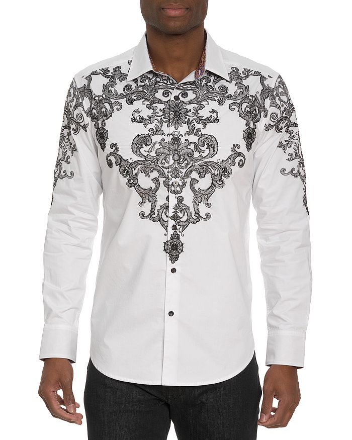 Robert Graham The Fine Filigree Limited Edition Cotton Embroidered ...
