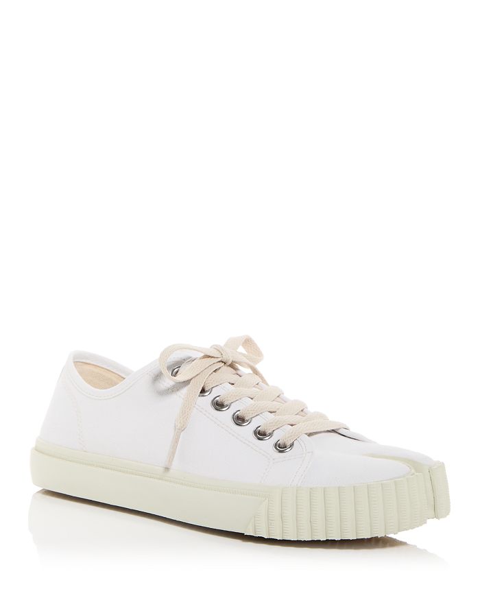 Maison Margiela White Canvas Tabi Sneakers