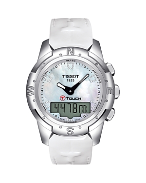 Shop Tissot T-touch Ii Watch, 43mm In White