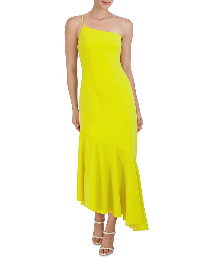 Laundry by Shelli Segal One Shoulder Crepe Dress Bloomingdale's