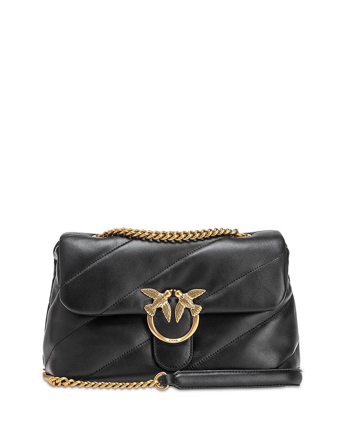 PINKO Blue Cotton Shoulder Bag main image 0