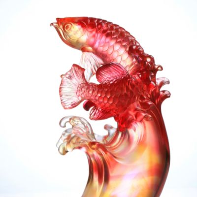 Aligned with the Light, I Triumph Dragon Fish Figurine 