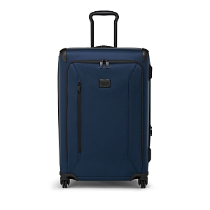 Shop Tumi Short Trip Expandable 4-wheeled Packing Case In Navy