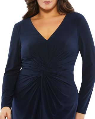 Twist Front Jersey Gown