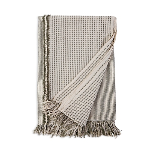 Shop Pom Pom At Home Jagger Throw In Ivory/moss