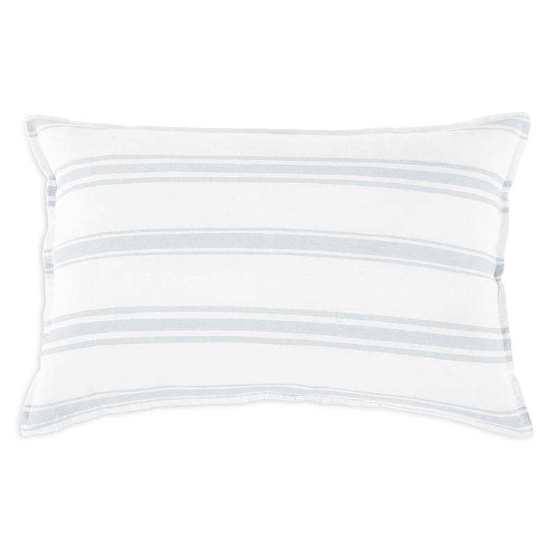 Pom Pom At Home Jackson Striped Euro Sham In White/ocean