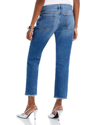 Dre Low Rise Ankle Slim Boyfriend Jeans in Julienne