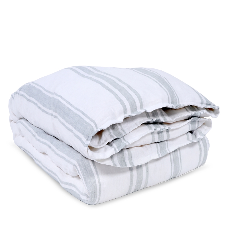 Pom Pom At Home Jackson Duvet Cover In White/ocean