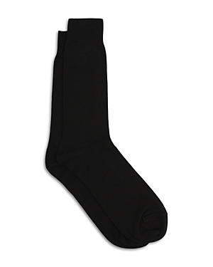 Reiss Mari Mercerized Socks In Black