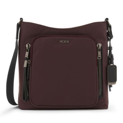 Tumi Voyageur Tyler Crossbody In Deep Plum