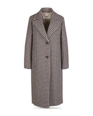 BarbourバブアーAngelina Wool Coatコート Barbour Angelina Houndstooth Trench Coat in Light Fawn MSRP