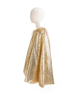 Great Pretenders - Gracious Gold-Tone Sequins Cape Costume - Ages 5-6