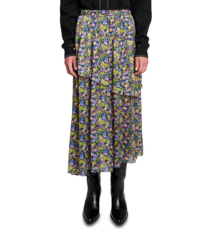 Maje Jisoleur Ruffle Skirt | Bloomingdale's