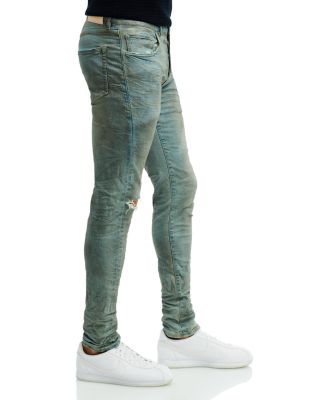 Skinny Fit Jeans in Light Dirty Wax