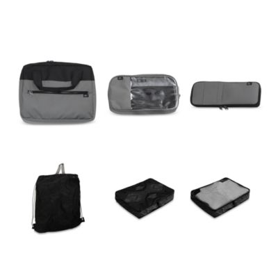 Wheeled Carry On Suitcase, Gym Bag and Packing Cubes