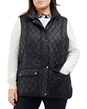 Barbour Plus Otterburn Quilted Gilet In Black