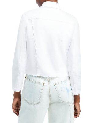 Janelle Slim-Fit Raw Denim Jacket