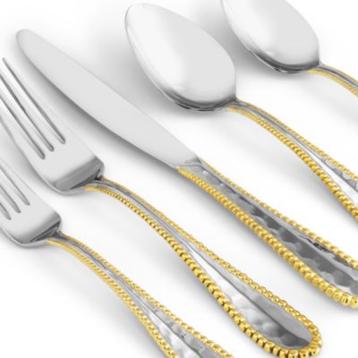 Molten Gold 5-Piece Place Setting