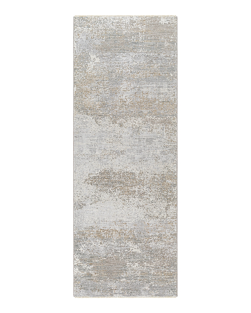 Surya Brunswick Bwk-2325 Runner Area Rug, 2'7 X 10' In Ivory/gray