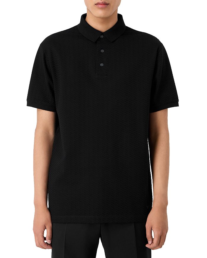 Emporio Armani Short Sleeve Polo Shirt | Bloomingdale's